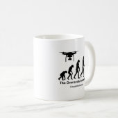 Mug Évolution de bourdon de l'homme (Devant droit)