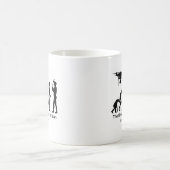 Mug Évolution de bourdon de l'homme (Centre)