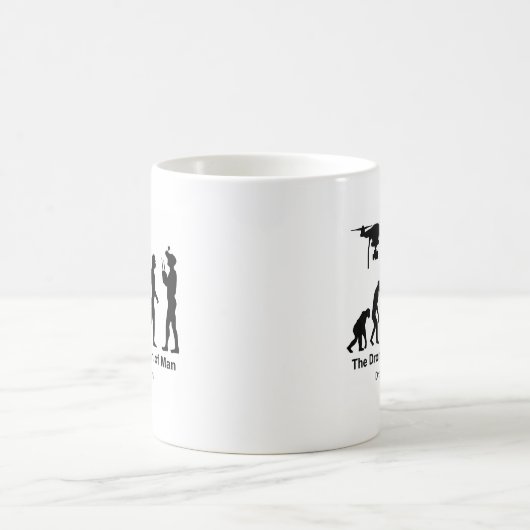 Mug Évolution de bourdon de l'homme (Centre)
