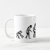 Mug Évolution de Gamer - geek d'arcade de jeux vidéo (Gauche)
