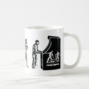 Mug Évolution de Gamer - geek d'arcade de jeux vidéo