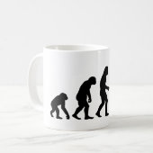 Mug Évolution de jardinier (Devant gauche)
