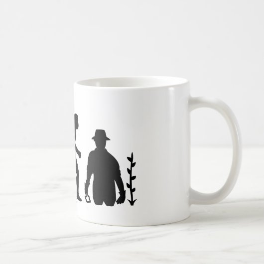 Mug Évolution de jardinier (Droite)