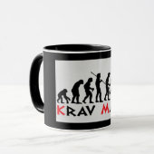 Mug Évolution de Krav Maga (Devant gauche)
