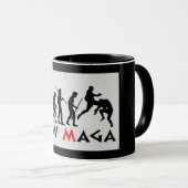 Mug Évolution de Krav Maga (Devant droit)
