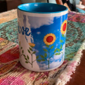 Mug Évolution de la boule de tournesol
