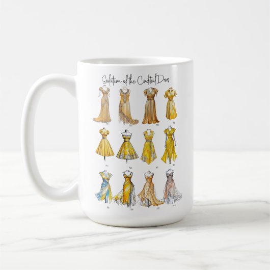 Mug Évolution de la robe de Cocktail (Gauche)