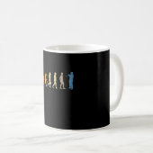Mug Évolution de la trompette (Devant droit)