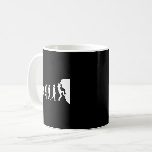 Mug Évolution de l'Escalade (Devant gauche)