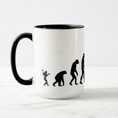Mug Évolution de l'Homme et du Cafard Tableau d'Évolut (Gauche)
