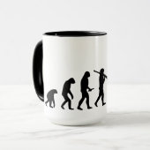 Mug Évolution de l'Homme et du Cafard Tableau d'Évolut (Devant gauche)