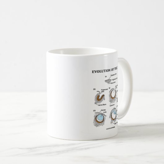 Mug Évolution de l'oeil (Devant droit)