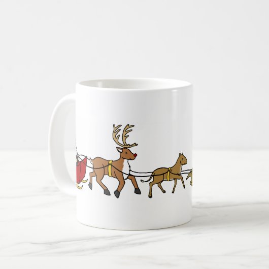 Mug Évolution de Noël (Devant gauche)