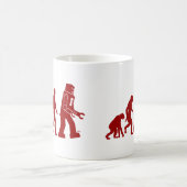 Mug Évolution de robot de l'homme dans le robot (Centre)