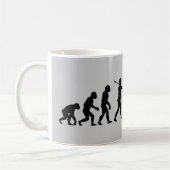 Mug Évolution de sport de natation de bain (Gauche)