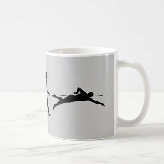 Mug Évolution de sport de natation de bain (Droite)