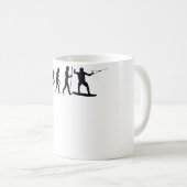 Mug Évolution de Wakeboarding (Devant droit)