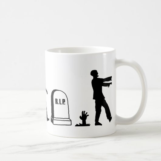 Mug Évolution de zombi (Droite)