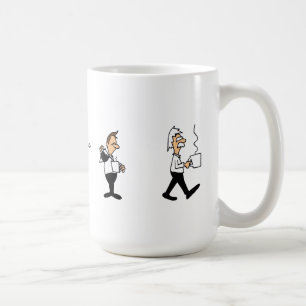 Mug Évolution drôle des buveurs de café