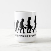 Mug Évolution drôle rendue possible par (Centre)