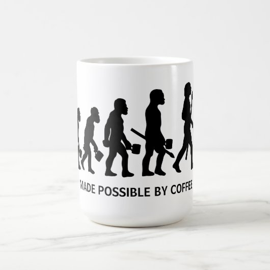 Mug Évolution drôle rendue possible par (Centre)