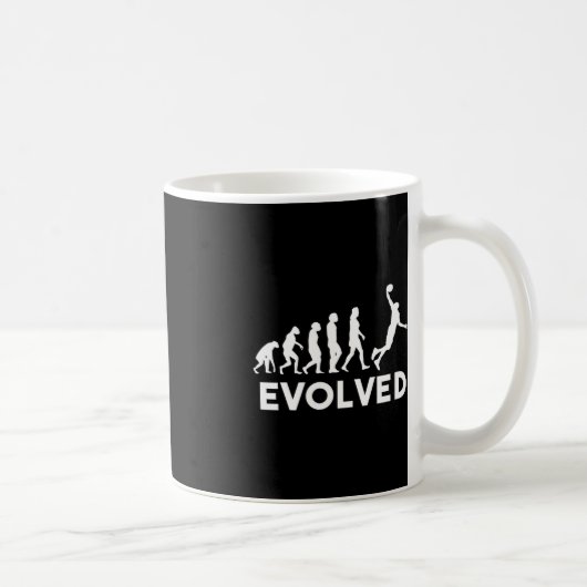 Mug Évolution du basket-ball Hommes Femmes Garçons Fil (Droite)