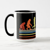 Mug Évolution du bouton de hockey (Gauche)
