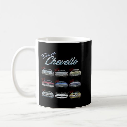Mug Evolution du Chevelle, SS, Hotrod, Muscle Car, SS4 (Gauche)