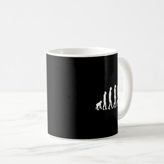 Mug Évolution du cricket (Devant droit)