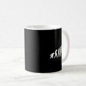 Mug Évolution du cricket 1 (Devant droit)