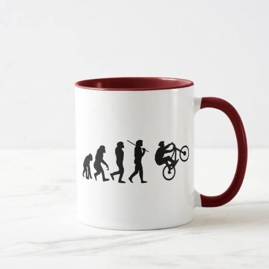 Mug Évolution du cycliste (Droite)