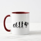 Mug Évolution du cycliste (Gauche)