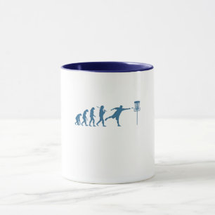 Mug Évolution du Disc Golf - Cadeau Amusant pour Joueu