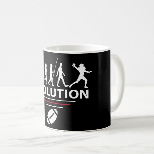Mug Évolution du football (Devant droit)