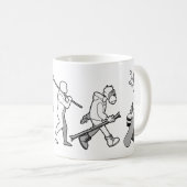 Mug Évolution du pensionnaire de neige (Devant droit)