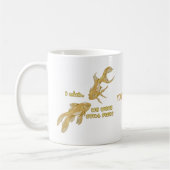 Mug Évolution du poisson drôle de poisson rouge (Gauche)