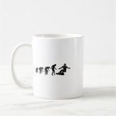 Mug Evolution du snowboard - Amateurs de snowboard Win (Gauche)
