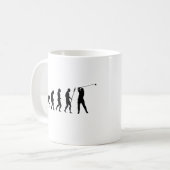 Mug évolution du swing de golf (Devant gauche)