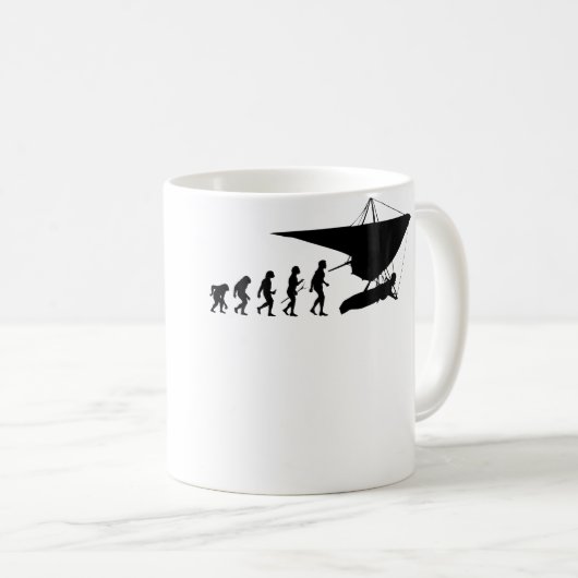 Mug Évolution du vol libre (Devant droit)