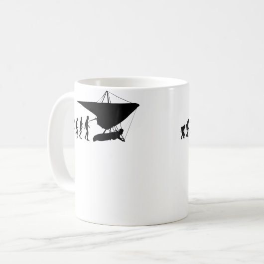 Mug Évolution du vol libre (Devant gauche)