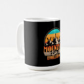 Mug Évolution du VTT (Devant gauche)