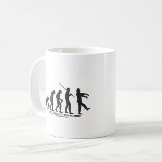 Mug Évolution du zombi (Devant gauche)