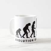 Mug évolution female handball (Devant gauche)