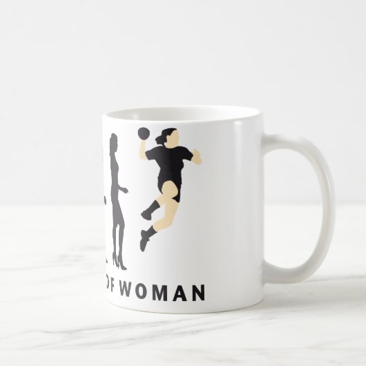 Mug évolution female handball (Droite)