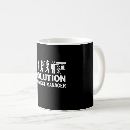 Mug Évolution - Gestionnaire de projets (Devant droit)