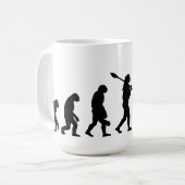 Mug Évolution Ironie Silhouette (Devant gauche)