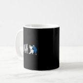 Mug Évolution Judo Judoka Taekwondo Karaté Aikido (Devant gauche)
