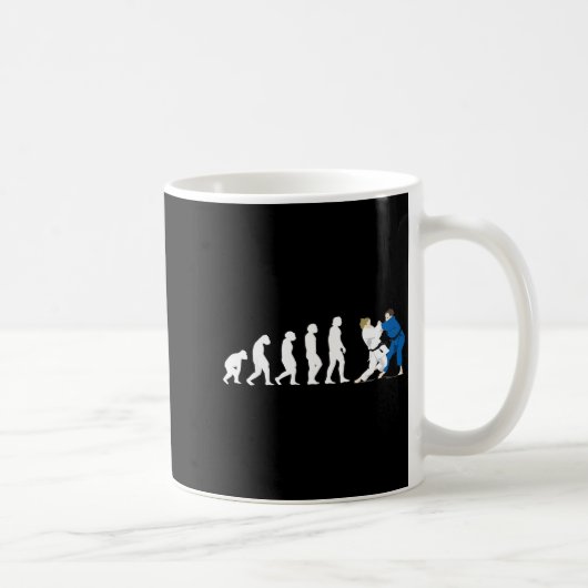 Mug Évolution Judo Judoka Taekwondo Karaté Aikido (Droite)