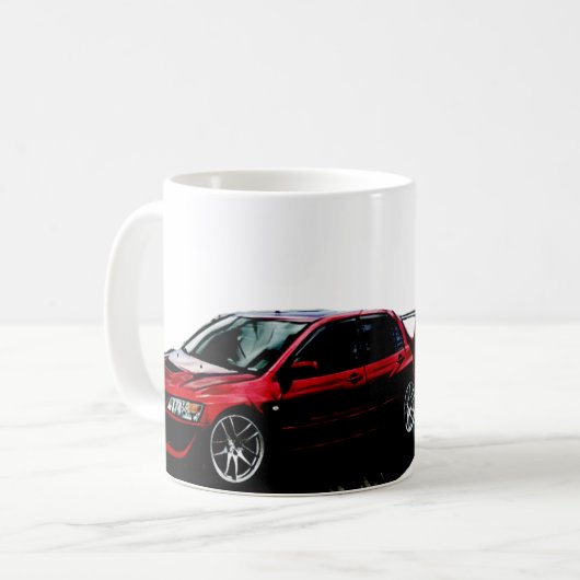 Mug Évolution Mitsubishi (Devant gauche)