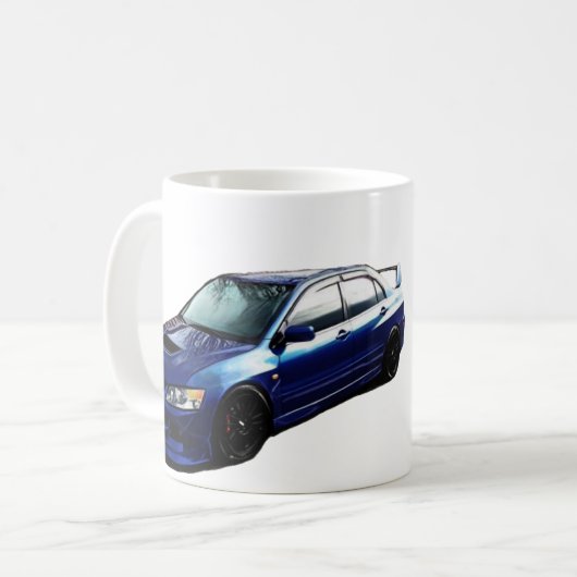 Mug Évolution Mitsubishi (Devant gauche)